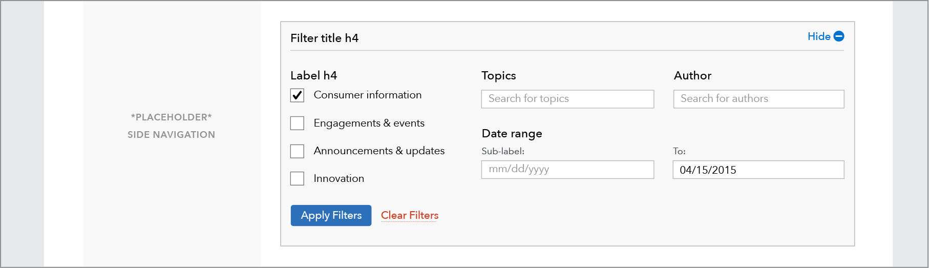 filter control expanded