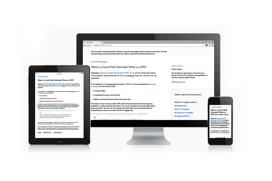 AskCFPB Responsive Design